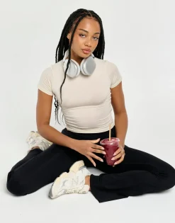 Sale ECHT SmoothForm Ruched Sculpt Top Taupe