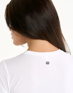 Hot ECHT SmoothForm Ruched Sculpt Top White