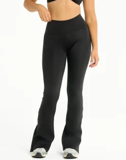 New ECHT Snap Flare Leggings Black