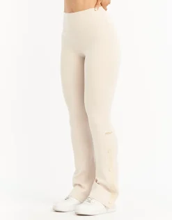 Sale ECHT Split Flare Pants Oatmeal