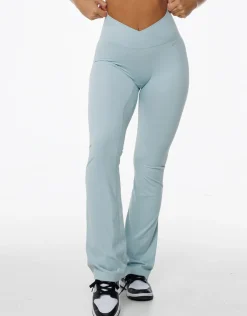 Best ECHT Storm Flare Leggings Ether Blue