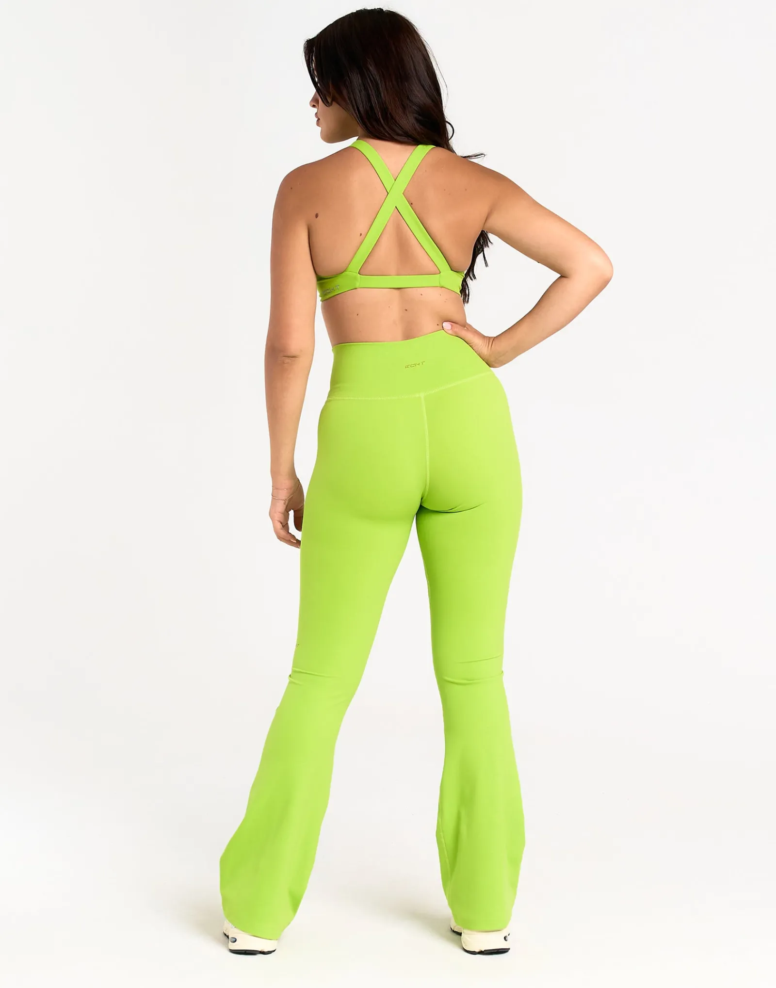 Hot ECHT Storm Flare Leggings V2 Green