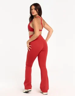 Best ECHT Storm Flare Leggings V2 Red