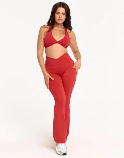 Best ECHT Storm Flare Leggings V2 Red