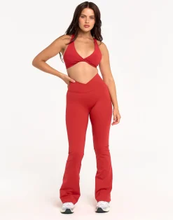 Best ECHT Storm Flare Leggings V2 Red