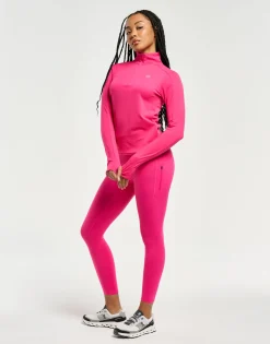 Hot ECHT StudioFlex Half Zip Long Sleeve Pink