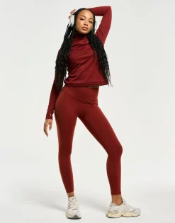 Discount ECHT StudioFlex Half Zip Long Sleeve Brown