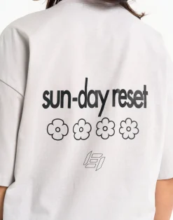 Best ECHT Sunday Reset Tee Micro Grey