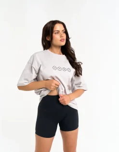 Fashion ECHT Sunday Reset Tee Micro Grey