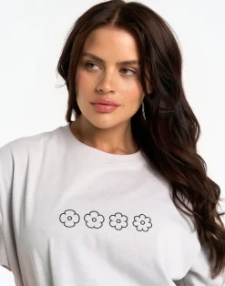 Fashion ECHT Sunday Reset Tee Micro Grey