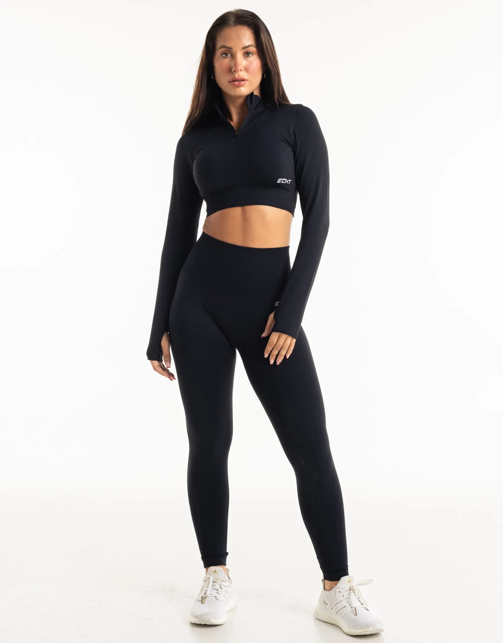 Clearance ECHT Supreme Seamless Long Sleeve Midnight Black