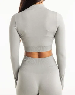 Outlet ECHT Supreme Seamless Long Sleeve Ash Grey