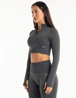 Online ECHT Supreme Seamless Long Sleeve Charcoal Grey