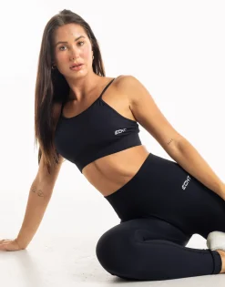 New ECHT Supreme Seamless Sports Bra Midnight Black