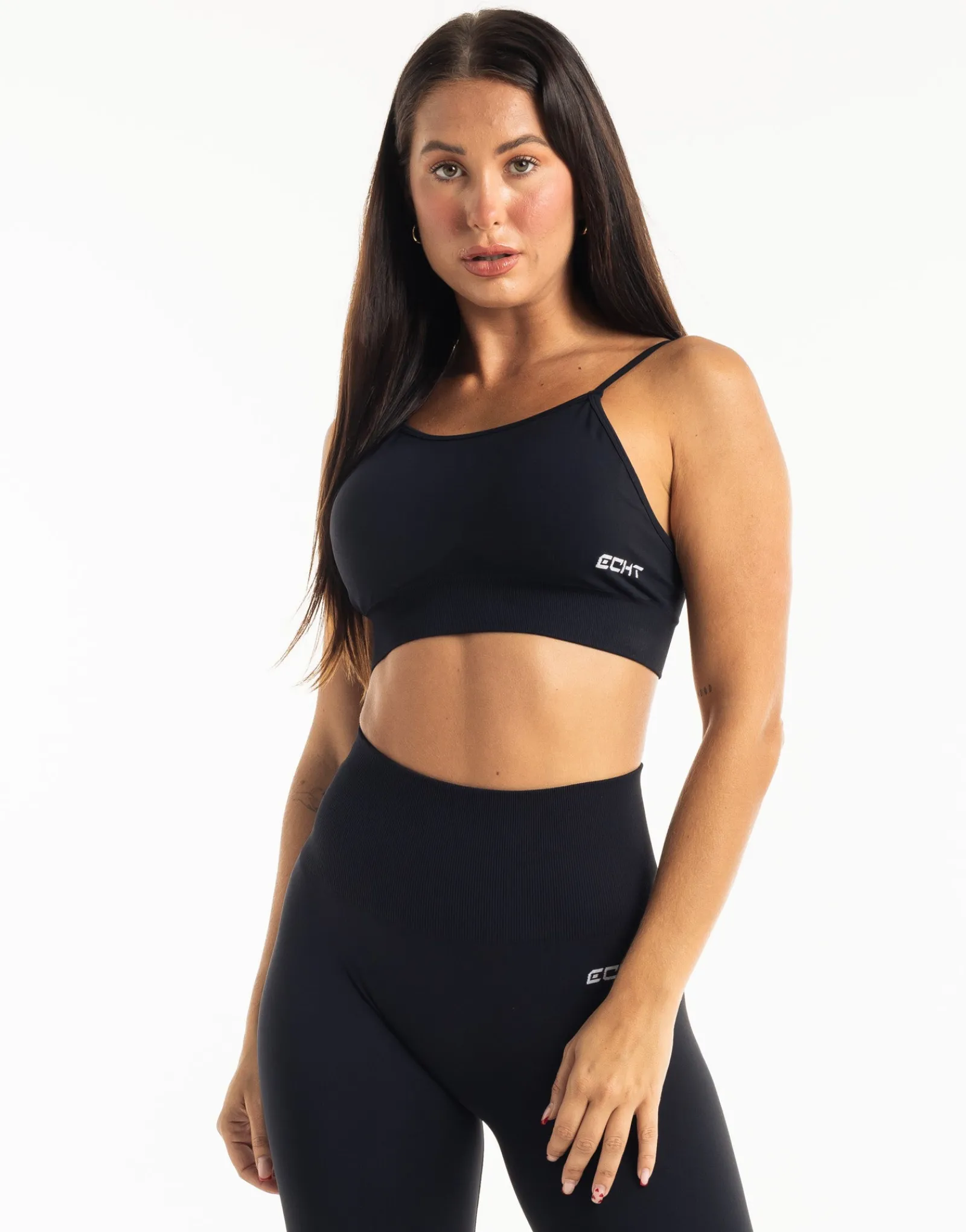 New ECHT Supreme Seamless Sports Bra Midnight Black