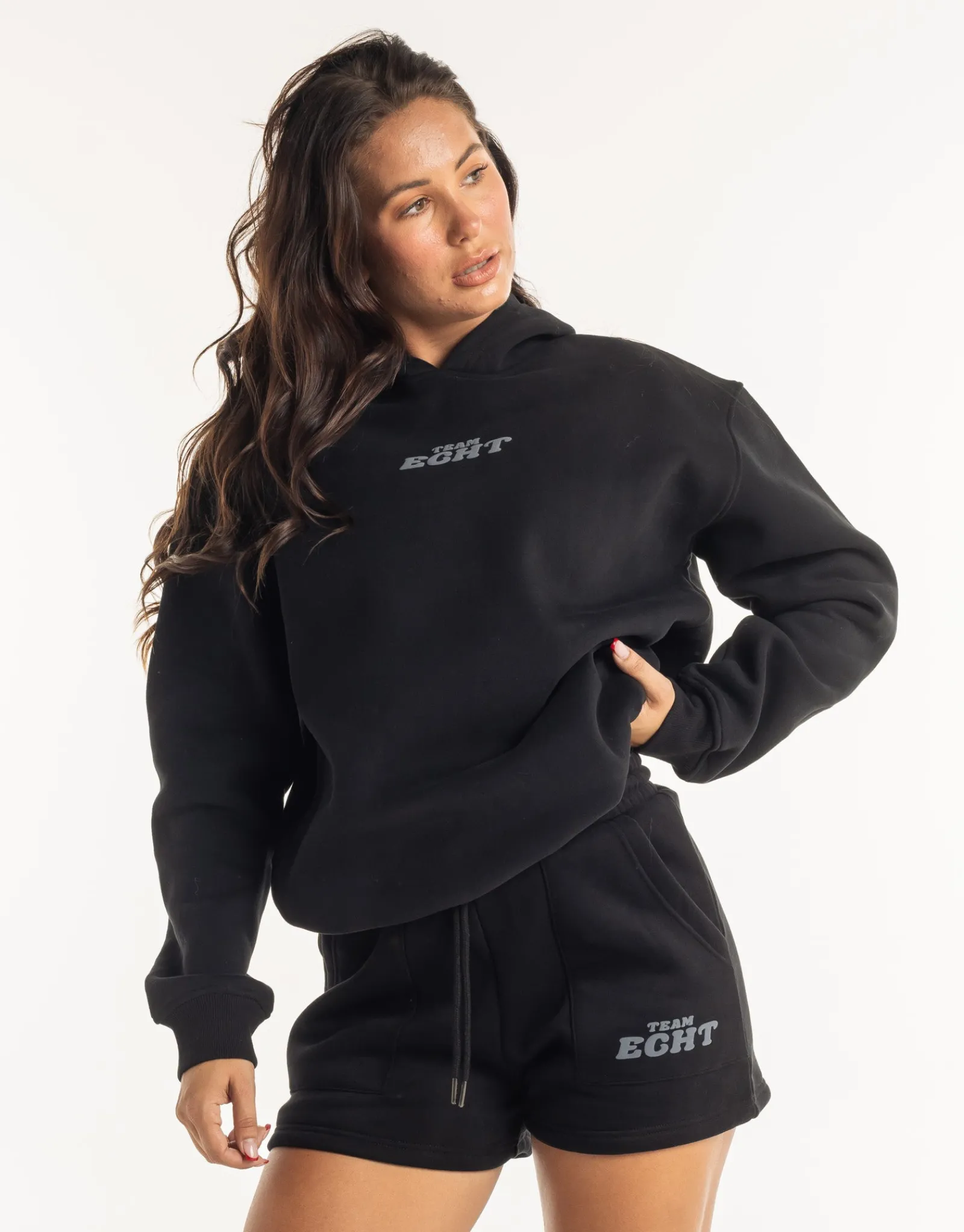 Sale ECHT Team Hoodie All Black