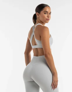 Clearance ECHT Tempo Sports Bra Micro Grey