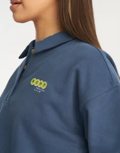 Outlet ECHT Tennis Polo Pullover Blue