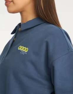 Outlet ECHT Tennis Polo Pullover Blue