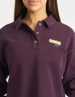 Sale ECHT Tennis Polo Pullover Purple
