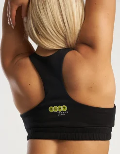 Clearance ECHT Tennis Sweat Sports Bra Black