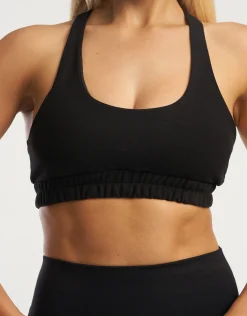 Clearance ECHT Tennis Sweat Sports Bra Black