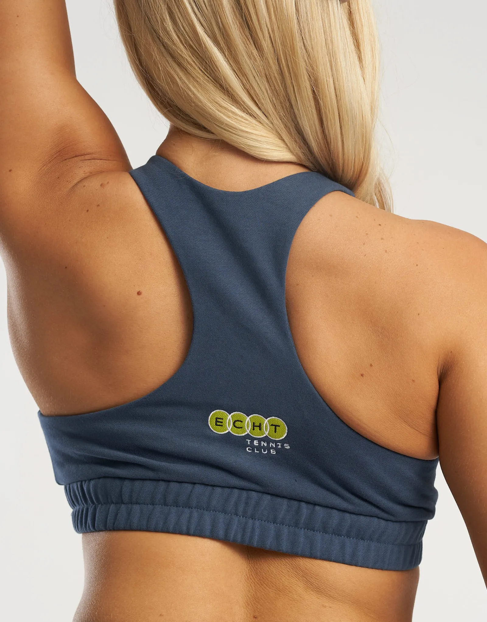 Clearance ECHT Tennis Sweat Sports Bra Blue