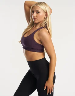 Sale ECHT Tennis Sweat Sports Bra Purple