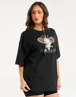 Clearance ECHT Tennis Tee Black