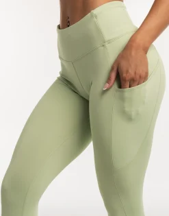 Best ECHT Thermal Pocket Leggings Light Green