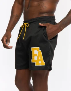 Fashion ECHT Top Marks Shorts Black/Yellow