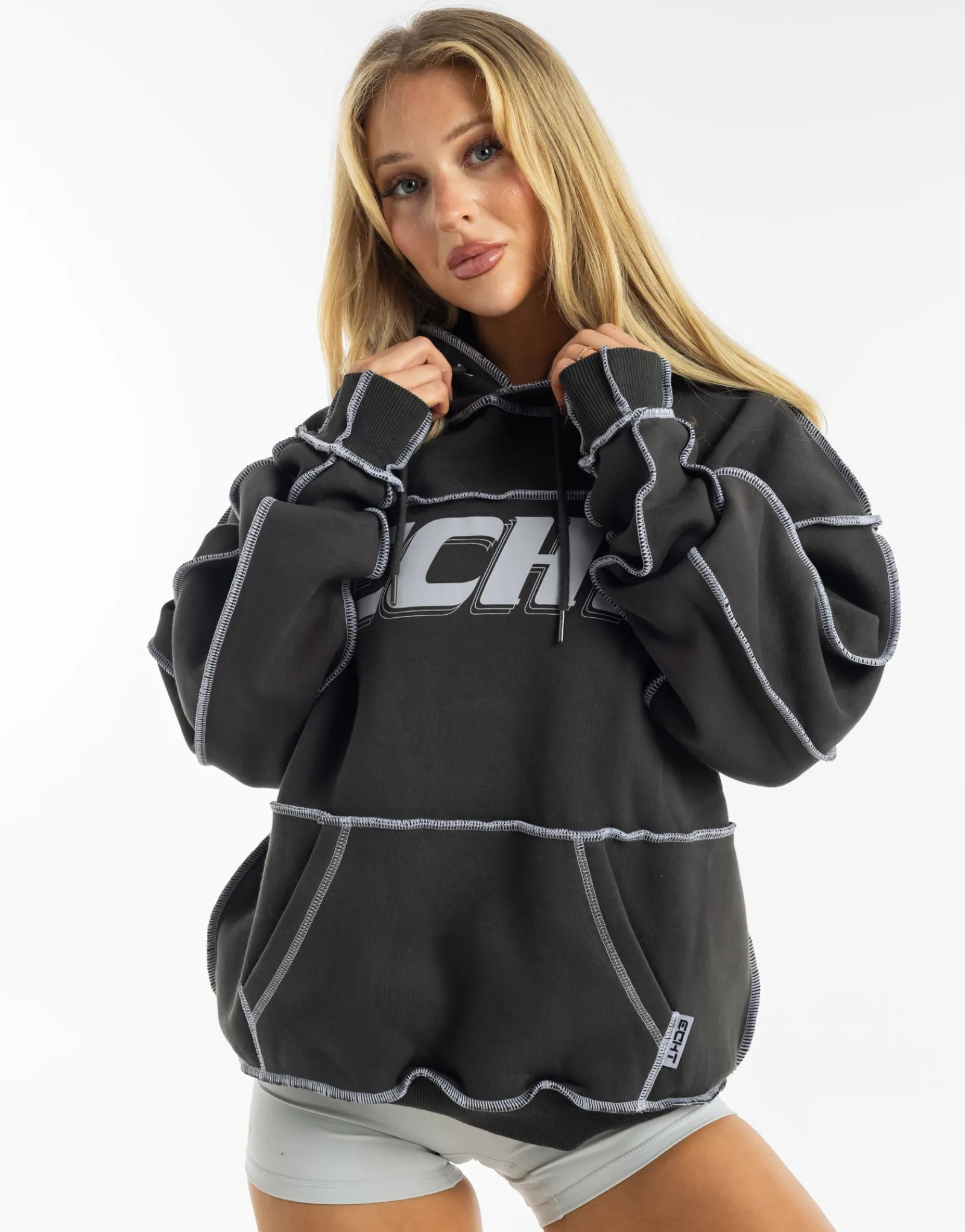 Discount ECHT Track Hoodie Pirate Black