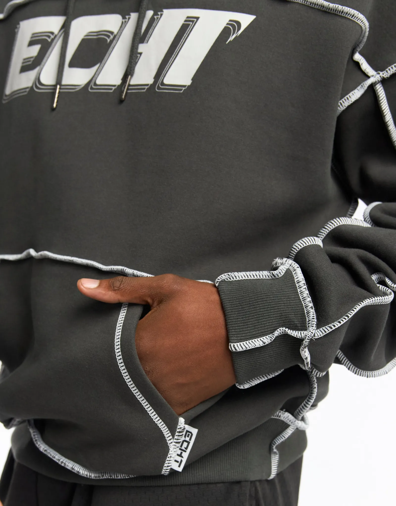 Hot ECHT Track Hoodie Pirate Black