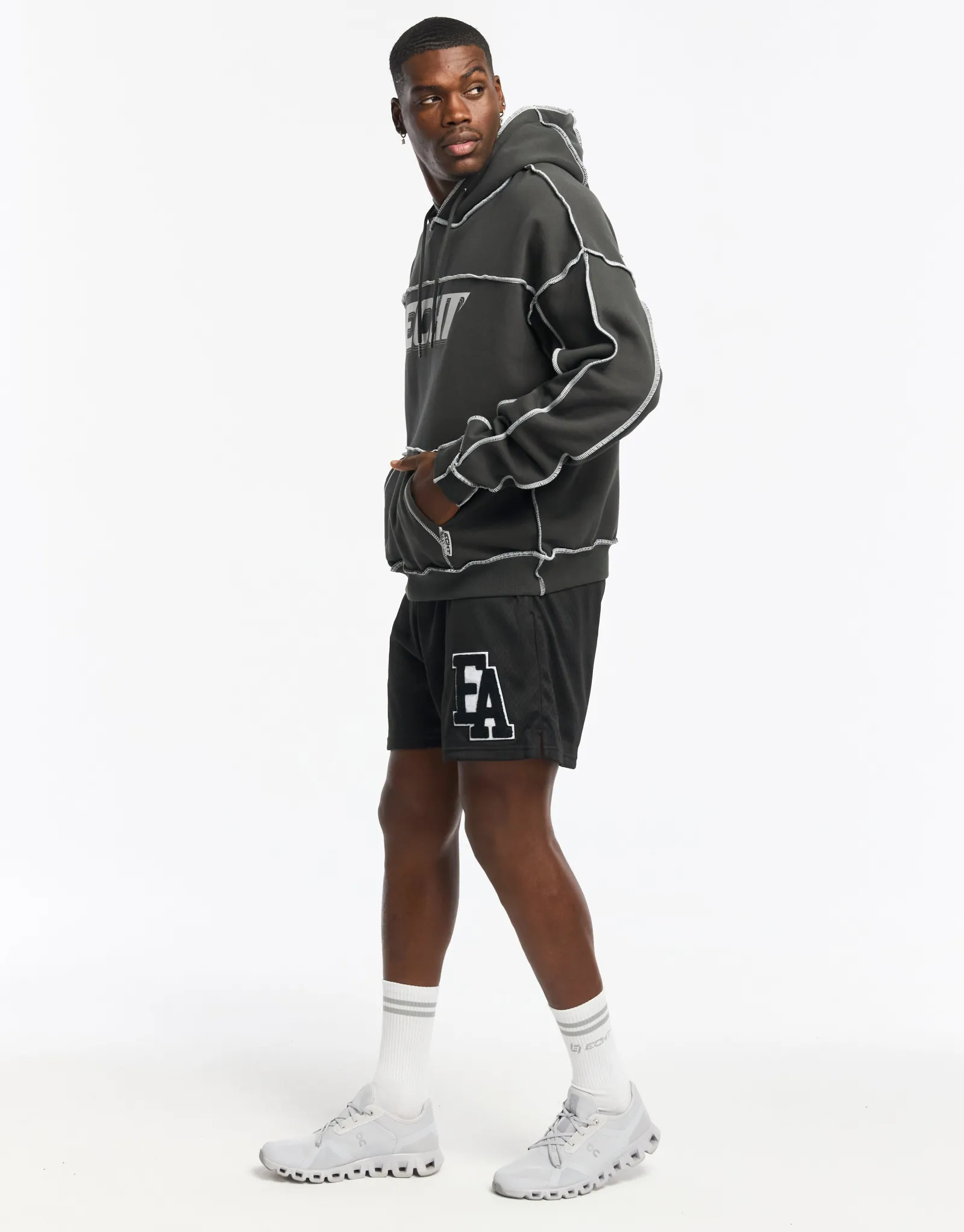 Hot ECHT Track Hoodie Pirate Black