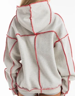 Outlet ECHT Track Hoodie Heather Grey