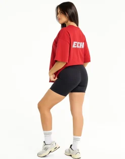 Online ECHT Track Oversize Tee Red