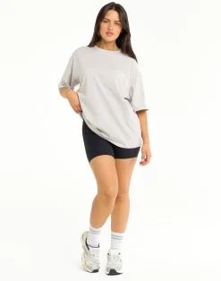 Clearance ECHT Track Oversize Tee Grey