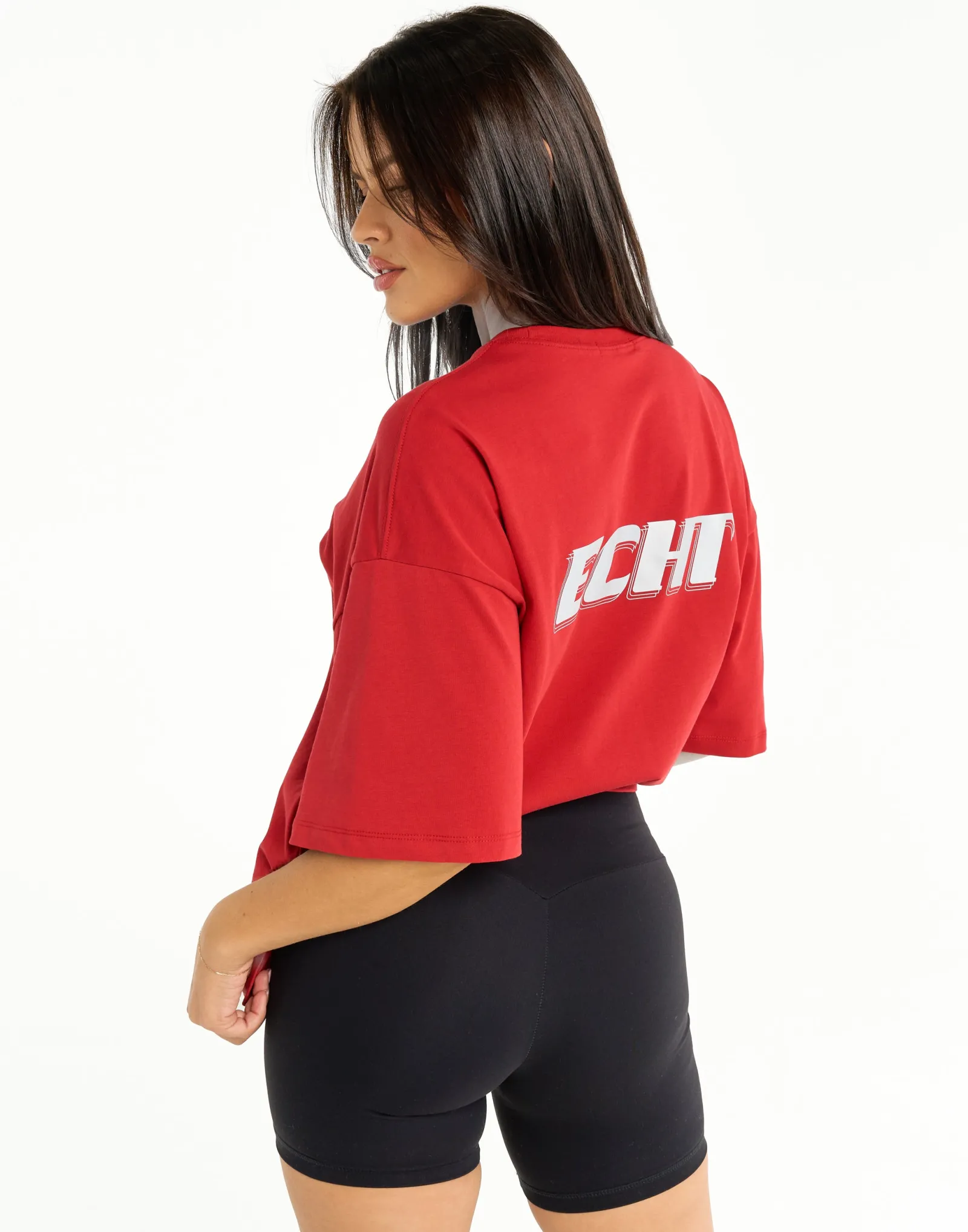 Discount ECHT Track Oversize Tee Red