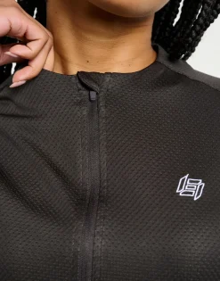 Clearance ECHT Velocity Quarter Zip Running Top Black