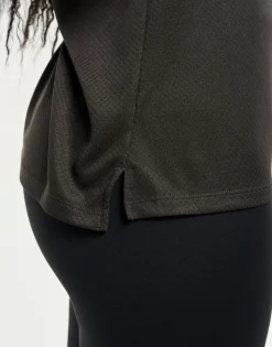 Clearance ECHT Velocity Quarter Zip Running Top Black
