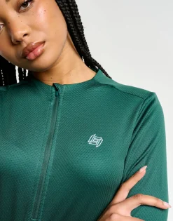 Discount ECHT Velocity Quarter Zip Running Top Green