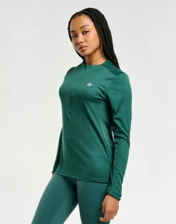 Discount ECHT Velocity Quarter Zip Running Top Green