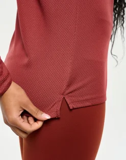 Hot ECHT Velocity Quarter Zip Running Top Brown