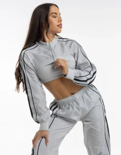 Outlet ECHT Y2K Retro Speed Jacket Micro Grey
