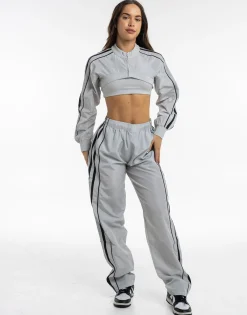 Outlet ECHT Y2K Retro Speed Jacket Micro Grey