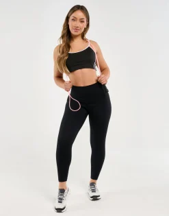Clearance ECHT Y2K Retro Speed Sports Bra Black