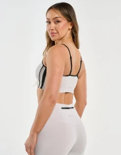Discount ECHT Y2K Retro Speed Sports Bra Micro Grey