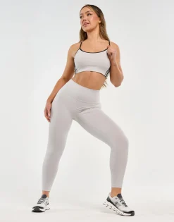 Discount ECHT Y2K Retro Speed Sports Bra Micro Grey
